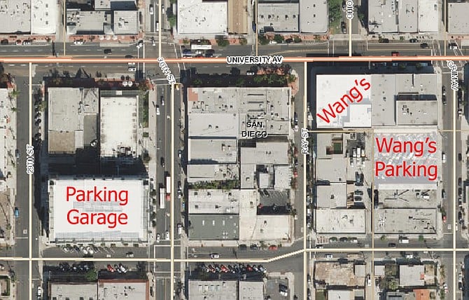 Parking should be an issue as many like to walk and the lot in back was part of Wang's and there is a huge parking garage one block down. 