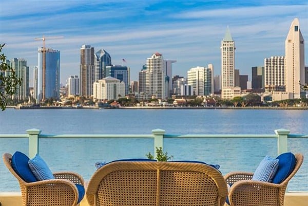 Perhaps San Diego’s largest private deck to enjoy the skyline
