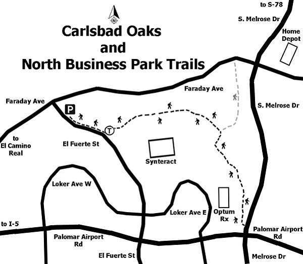 The Oaks Trail is a nearly flat, dirt service access road.