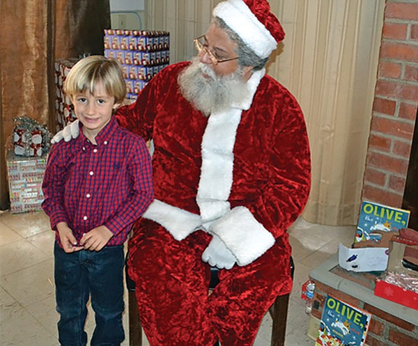 Santa at Helen Woodward Frosty Farm