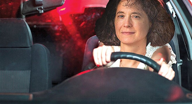 UCSD executive vice chancellor Elizabeth Simmons takes the United Auto Workers for a spin.