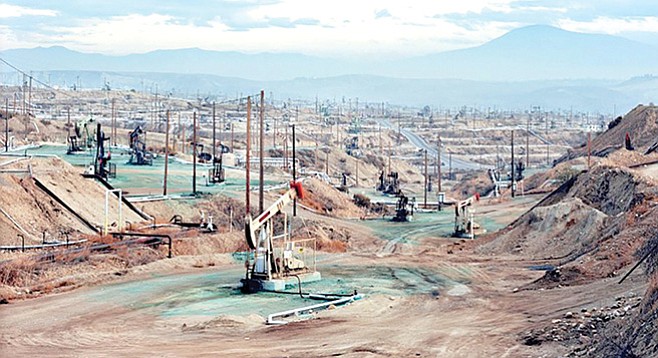 Fracking fields in Kern County