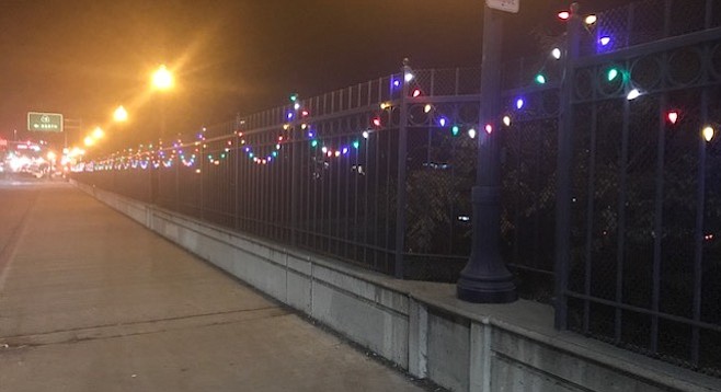 Adams Avenue Christmas lights