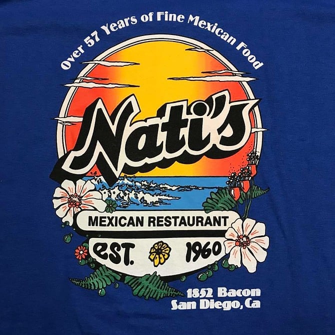 Nati's let their Facebook followers know their shirts were back in stock on December 8 and touted them as great stocking stuffers along with gift certificates and bumper stickers on December 12. (courtesy Tony Franco)