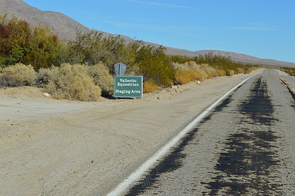 Entrance to Vallecitos equestrian park. 44 primitive camping sites and equestrian camp sites.