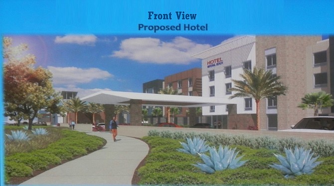 Front View of Proposed Hotel