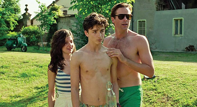 Call Me By Your Name: “Don’t look now, but there’s one of those gross girl people behind us.”