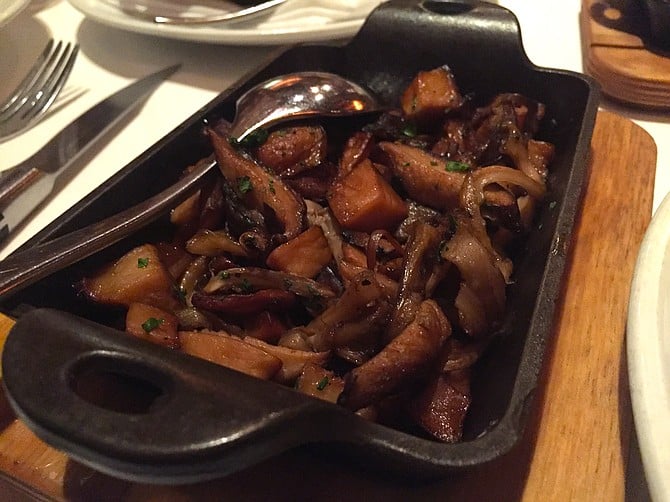 Foraged Mushrooms, so popular they ordered two