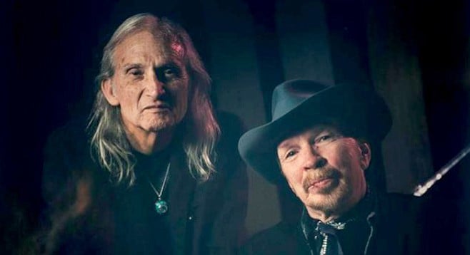 Dave Alvin and Jimmie Dale Gilmore, keeping countrified roots music alive