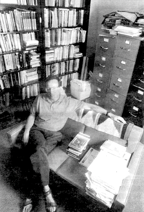 Michael Schudson at UCSD office