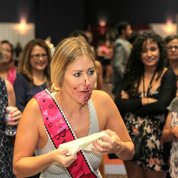 One of the many contests at Kiss the Bride 