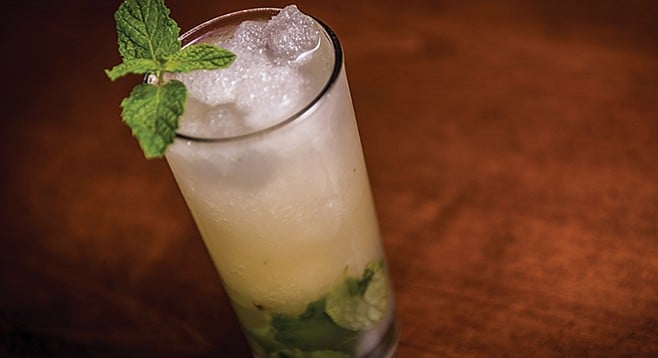  “Typically a mojito is made with an unaged rum, which is going to be a little harsh"