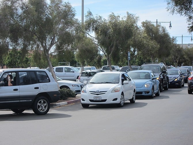 Sunday Liberty Station parking is a nightmare.