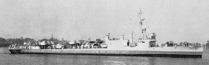 USS Hogan, 1945.