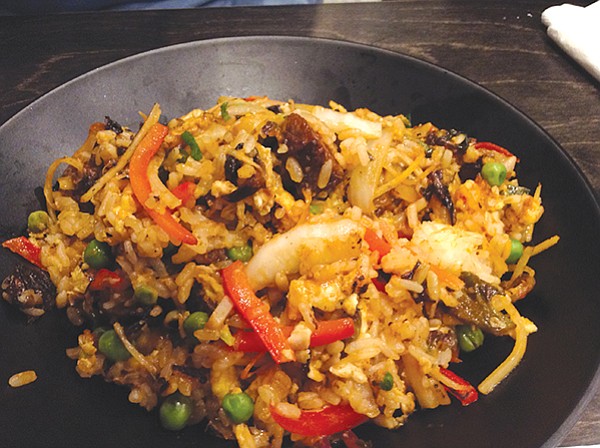 Fried rice — part of a culinary West Pac cruise.