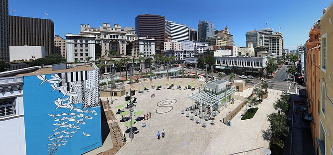 The "town plaza" reborn (Photo: Gregory May).