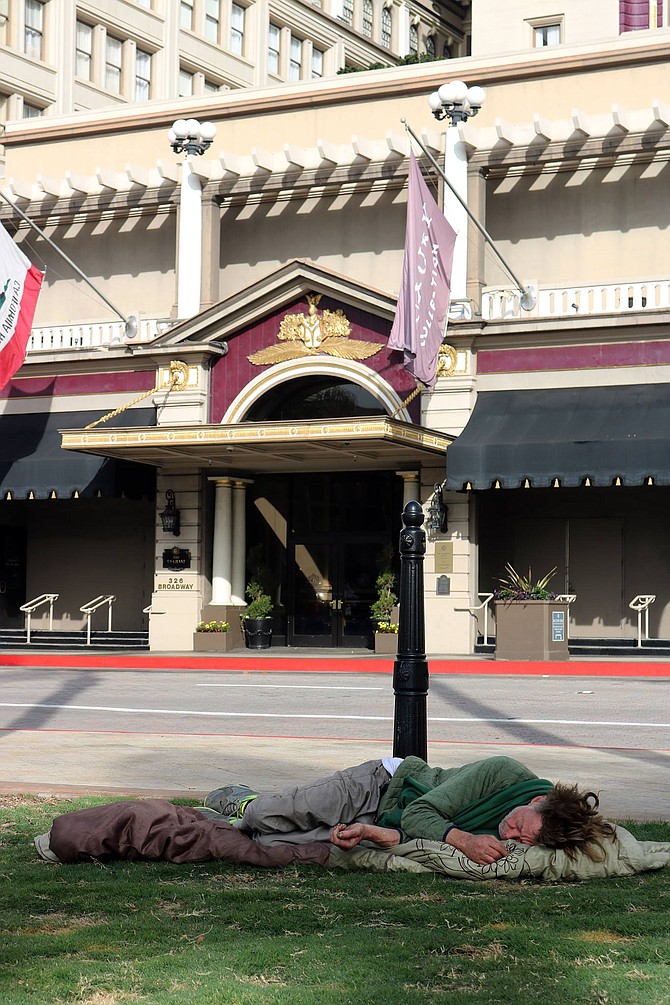 "Homeless Plaza" today.