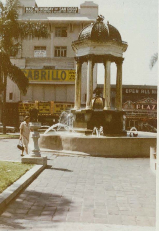 Circa 1960s, it was suggested the plaza be abandoned and that the fountain had no historical significance. 