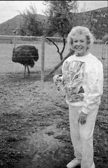Jacquie Littlefield of Spreckels Theater fame tries her hand with birds.