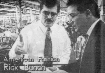 Rick Bunch on Channel 39: “We gave the TV crew an hour-and-a-half tour of the factory.”
