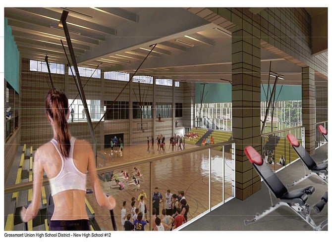 It may not work out this time for Alpine (2010 rendering of planned Alpine High gym).