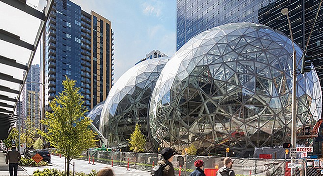 Will Amazon’s HQ2 have such highly modern buildings as those at their Seattle headquarters?