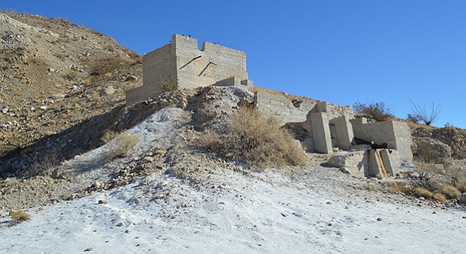 Ruins of the mine rock crusher