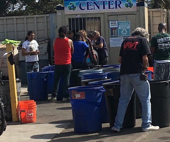 The Prince Recycling operation, located on the side of Stump's Market, is limited to 500 square feet of space.