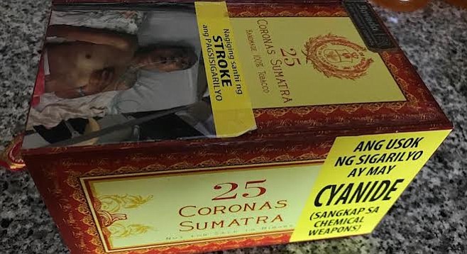 "All of the [cigarette and cigar products] in the Philippines have these labels on them.”