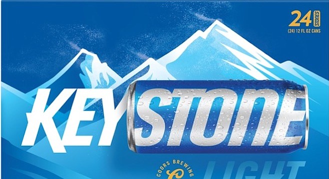 In 2017, the labels of Keystone Light cans were redesigned, graphically separating the words "key" and "stone."