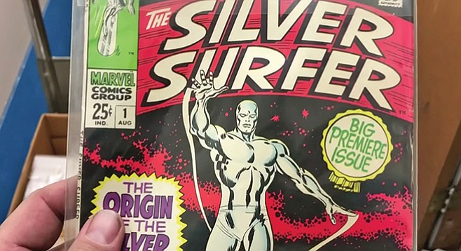One of Rene’s finds: Silver Surfer #1 - Image by Mike Madriaga