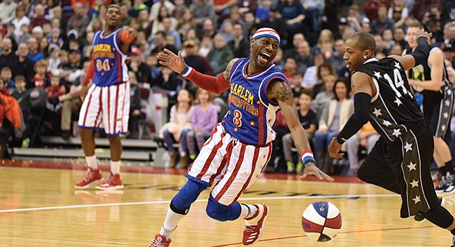 The Globetrotters take on the Washington Generals. The game could go either way.