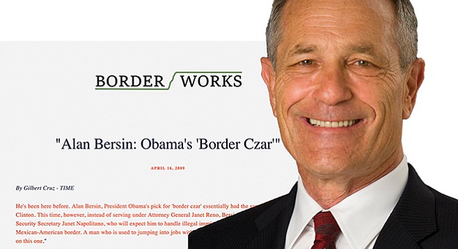Bill Clinton chum Alan Bersin, leading a firm that facilitates border-related transactions, touts connections
to former U.S. government officials.