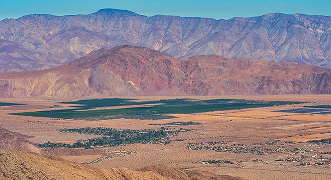 Lookout Point is a great place to view Borrego Valley.