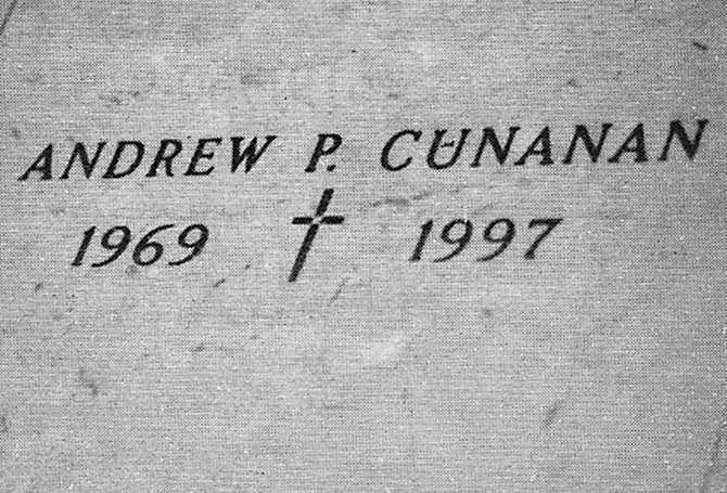 Andrew Cunanan’s crypt - Image by Joe Klein