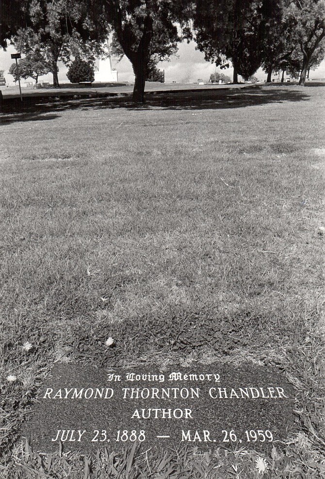 Raymond Chandler's grave