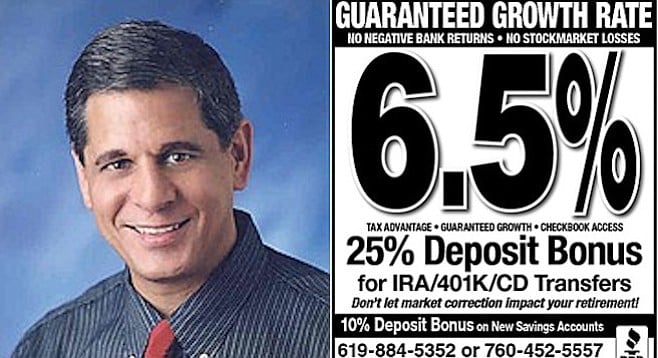 Mansueto and one of his other misleading U-T ads