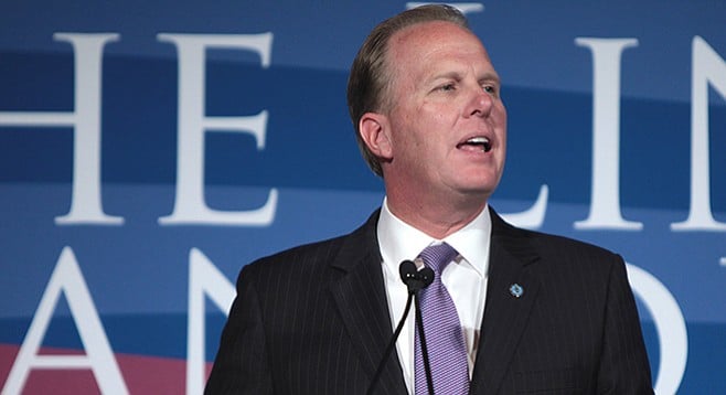 One donor to Mayor Kevin Faulconer's nonprofit is the Deason Foundation, run by Doug Deason, son of controversial part-time La Jolla billionaire Darwin Deason.