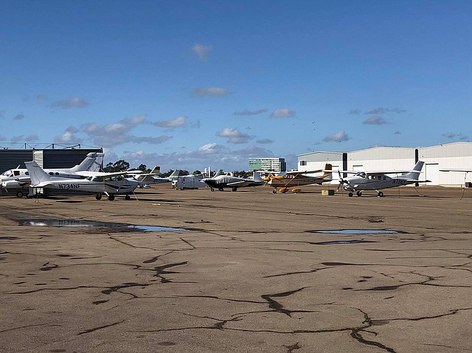 Montgomery Field tarmac (Andrew Miller)