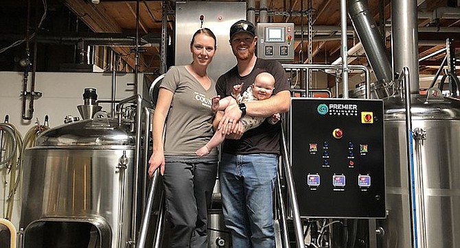 Council Brewing owners and young parents Curtis and Liz Chism are expanding their brewery, less than a year after expanding their family. 