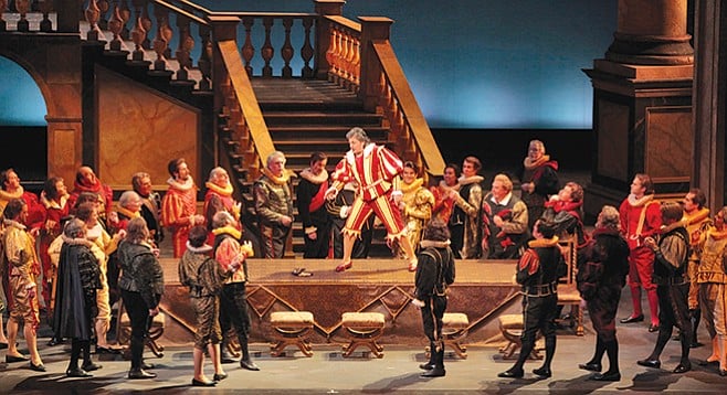 Verdi's Rigoletto is one of the most frequently performed operas. - Image by Ken Howard, San Diego Opera