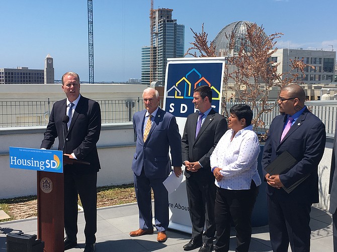 In 2017, Mayor Faculconer kicked off the Housing First action plan to direct $80 million plan to toward permanent housing opportunities for thousands of homeless San Diegans, as well as to prevent individuals and families from becoming homeless.