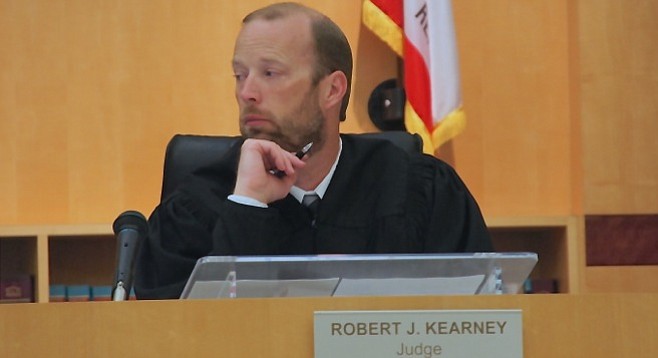 Judge Kearney in North County San Diego Superior Court