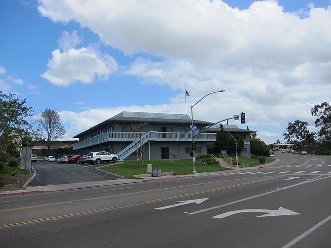 Mt. Alifan looking toward Balboa Avenue, a main thoroughfare in Clairemont.