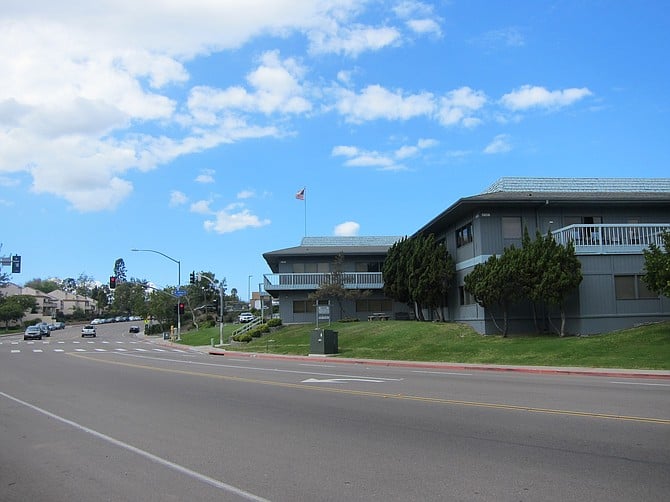 Mt. Alifan looking toward Genesee Avenue, a main thoroughfare in Clairemont.
