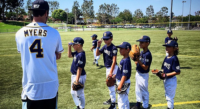 Padres Baseball Camp. Bring a glove, lunch, and water bottle.