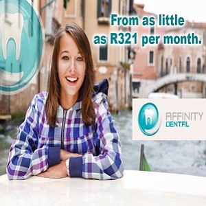 Starting from as little as R321 per month, the Affinity Dental Platinum Plan is our affordable dental insurance package with extended benefits that are tailored specifically to you and your family’s needs.