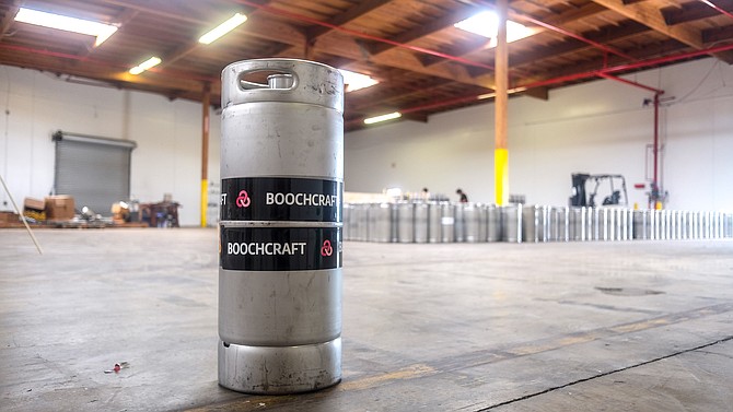 This 19-thousand-square-foot warehouse will soon produce vast quantities of boozy kombucha.
