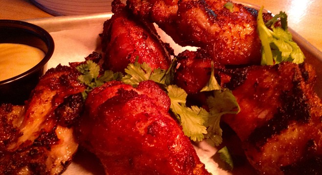 More delicious than the happy-hour pork sliders: Wednesday’s wings - blame the soy-ginger