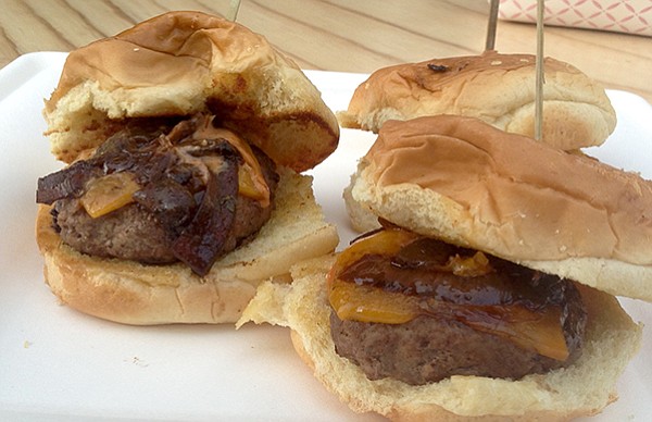 My sliders: basic but tasty (and filling)